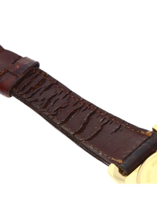 Fendi Round Face Watch Leather